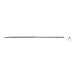 Swiss needle file,  triangular, L=140mm, 3,5mm, cut 0