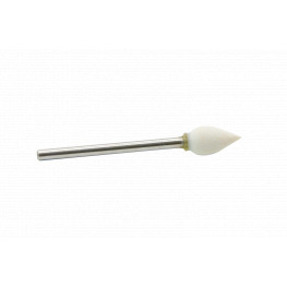 Felt body, conical shape with a tip,  8x14mm, shank 3,0mm, hard