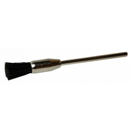 Polishing brush, cylindrical black 5x8mm, shank  2,35mm