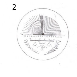 Measuring plate No. 2, angles, radii, holes