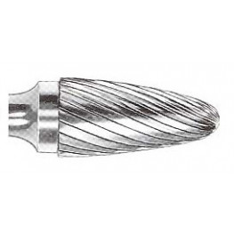 Carbide End Mill, tree shape with the radius 9,5x19.06-169mm, 3F