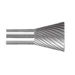 Carbide End Mill, inverted cone 10° 03x04.03-38mm, 3F