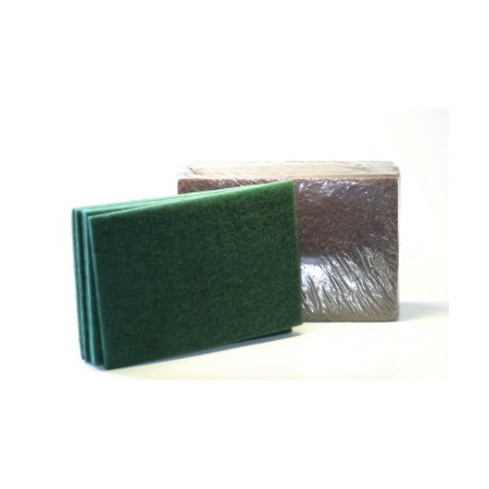 Abrasive fleece, brown 152x229mm, soft