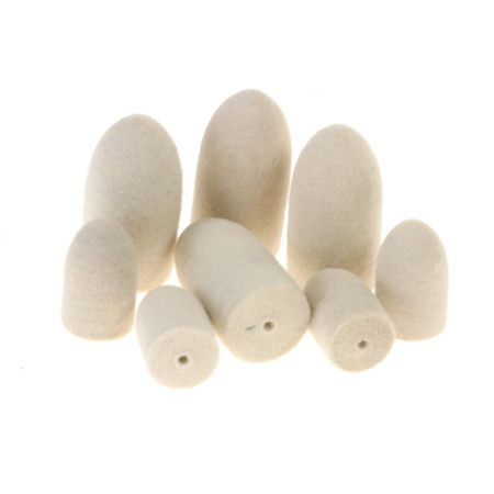 Felt body without shank, cone-shaped tip, diameter  25x55mm,  extra hard