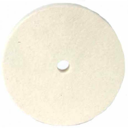 Felt disc,  125x15mm, inner diameter 20mm, extra hard