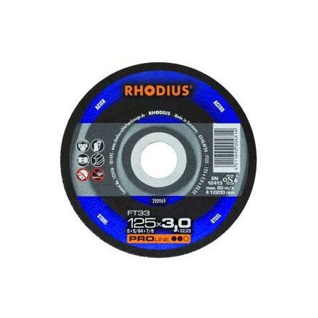 Cutting disc for metals diameter230x3x22mm, FT33 (PRO)