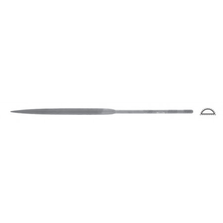 Švýcarský jehlový pilník půlkulatý,L=180mm, 5,9x2,0mm, sek 00