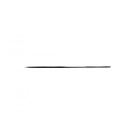 Swiss needle file,  triangular, L=140mm,  3,5mm, cut 1