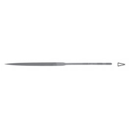 Swiss needle file,  blade type, L=200mm, 6,4x1,8mm, cut 0