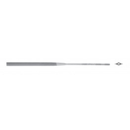 Swiss needle file,  sword-parallel 6,1x2,1mm, L=160mm, cut 2