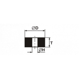 Bórnitridový brúsny kotúč CBN-A8 5x6x2, 160/125, C100 CT1