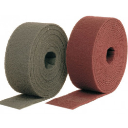 Abrasive fleece in the belt, width 115mm, gray S/C, ultra soft