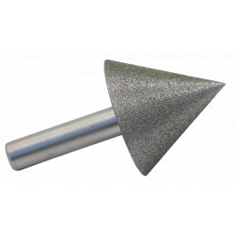 Diamond grinding point, conical, 60° diameter 32mm, shank 8mm