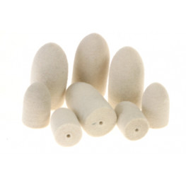 Felt body without shank, cone-shaped tip, diameter  25x55mm,  extra hard