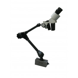 Mikroskop HK30, zväčšenie 10x, s nastaviteľným väčším magnetickým stojanom a osvetlením