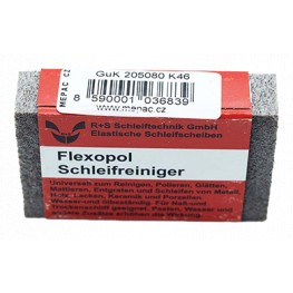 Square rubber polishing rod Flexopol 20x50x80mm K46, hard