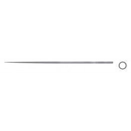 Švajčiarsky ihlový pilník guľatý, L=200mm, pr.3,5mm, sek 0