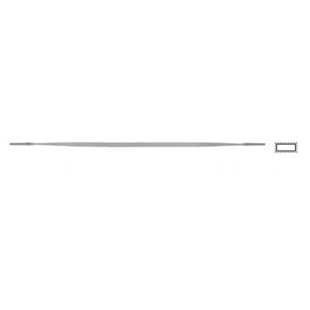 Švajčiarsky pilník rytecký, L=150mm, 2x1,2mm, sek 2