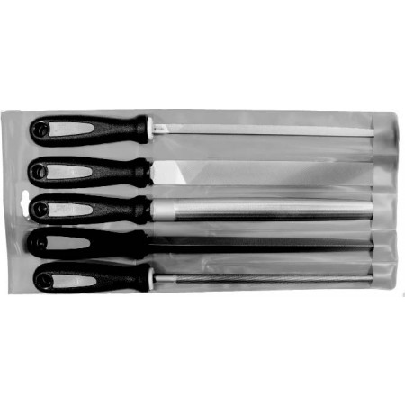 Set of swiss workshop files with the handle L=250mm (set of 5pcs) CLASSIC