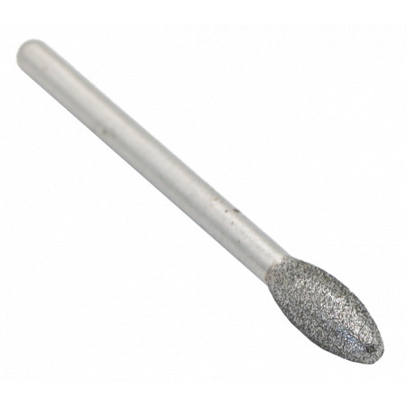 Diamond grinding point, flame shape, pr.6x10mm, st.3mm, (ERD61)