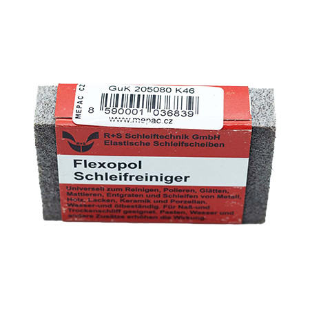 Square rubber polishing rod Flexopol 20x50x80mm K46, hard