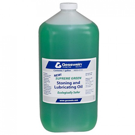 Grinding stone oil, Gesswein, Green. Not classified as dangerous